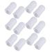 CLISPEED 6 Pairs/12pcs Finger Toe Sleeve Toe Protector Tubes Toe Covers Big Toe Anti-wear Protective Sleeve Anti-Friction Toe Cover Protection Supplies Clothing Protective Case Buffer Tube White 4.5X2.1 cm