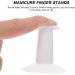 Zhuidream plastic finger stand support rest nail art design pad For DIY Craft Nail Art UV Gel Polish Pedicure Manicure Tool for nail art design painting salon finger rest pad Stable Position (C) - Buy Online on GoSupps.com