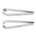 Fish Bone Tweezers  Fish Bone Pliers  Stainless Steel Flat & Slant Tweezers  Kitchen Meat Hair Plucker Remover Tool  for Salmon & Sea Bass Deboning  2 Pcs