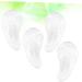 NOLITOY Silicone Half Shoe Pads - Comfortable Insoles for High Heels | 2 Pairs Transparent Heel Grips & Inserts (13x6.5cm - Buy Online on GoSupps.com