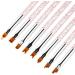 JHCHA 8pcs Flower Nail Art Brush Pens - Gel UV Nail Painting & Design Tools for Perfect Floral Nail Art - Buy Online on GoSupps.com