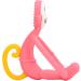 Monkey-shaped Pink Silicone Teething Toys Set for Infants - Food Grade Chew Kit - Buy Online on GoSupps.com