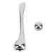Premium Metal Eye Cream Applicator Roller Wand - Silver Zinc Alloy Tool for Reducing Puffiness Wrinkles & Dark Circles | International Shipping Available - Buy Online on GoSupps.com