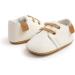 RVROVIC Baby Boys Girls Sneakers 6-12 Months White | Anti-Slip PU Leather Soft Sole Infant Toddler Shoes - Buy Online on GoSupps.com