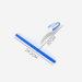 Mirror Wiper Practical Kitchen Glass Wiper TPR Flat Blue - Buy Online on GoSupps.com