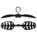 Ho Stevie! Wetsuit Hanger - Fast Dry Folding Vented Hanger for Surfing and Scuba Diving Wet Suits Black