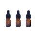 Vasana 3 empty refillable amber glass bottles for essential oils with black drip closure for cosmetics elite liquid container. Amber colors (orange) - YPK78470AMBER 5ML/0.17oz