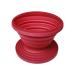 zhuohai Collapsible Silicone Coffee Dripper, Reusable Coffee Filter Cone for Home, Office, Backpacking, Hiking, Camping and Outdoor Survival
