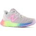New Balance Fresh Foam Arishi V4 Big Kid Running Shoe - 4 Wide, Light Aluminum/Cyber Lilac/Neon Pink - Ages 8-12 - Buy Online on GoSupps.com