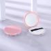 Beaupretty Powder Puff Storage Box & Mini Makeup Sponge Case - Travel-Friendly Cosmetic Clamshell in Pink & Black - Buy Online on GoSupps.com