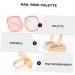 2 pi ces Palette Nail Art Bague Shell Marbre Anneaux de M lange Vernis Ongles pour Manucure Cr ative et Professionnelle - Buy Online on GoSupps.com