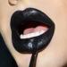 Dragun Beauty DragunGlass Matte Liquid Lipstick - Pitch Black (0.15 oz) | Vegan & Cruelty Free - Buy Online on GoSupps.com