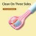 Three-Sided Soft Hair Toothbrush for Adults & Kids | Effective Oral Care with Wrap-Around Design | Deep Clean Teeth & Gums - Buy Online on GoSupps.com