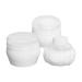 TOYANDONA 2 Ensembles B b Houppette Bo te Moelleux Corps Apr s- Bain Poudre Cas B b Soins Visage Corps Villosit s Powder Puff R cipient Maquillage Cosm tique Poudre De Titulaire avec Blanc