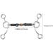 Doact Western Treensen Bit - Sweet Iron 5.5 Slider Roller O-Ring Bridle Bits for Horses | Junior Cowhorse Copper Eggbutt Dog Bone 3-Part Loose - Buy Online on GoSupps.com