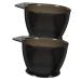 Lot De 2 Bols Teinter Antid rapants En Plastique Pour Coloration Cheveux Taille Moyenne Usage Professionnel Coiffure Adapt s Salon Fond Gradu Pratique