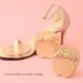 Premium Lambskin High Heel Pads - Anti-Slip Metatarsal Cushions for Open Toe High Heels - 3 Pairs, Beige - Buy Online on GoSupps.com