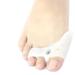 Hallux valgus toe spreader - optimal universal size - toe rail - Ball protection bandage also for shoes - hammer toe correction - for women men (1 pair)