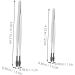 Minkissy 6 STK Stainless Steel Stamp Clip Brow Tool & Tweezers for Handicrafts - Jewelry Production Aid (15.20x1.00cm Set of 3) - Buy Online on GoSupps.com