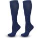 3 Pairs Compression Support Stockings for Men & Women - Travel Sports & Flight Knee Socks (Multi-Colored 35-39) - Buy Online on GoSupps.com