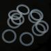 Harayaa Pack of 10 Transparent Silicone Rings for Pacifier Holders | Durable Accessories for Pacifier Chains - Ideal for Babies - Buy Online on GoSupps.com