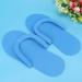 Hysagtek 12 Pairs Disposable Foam Flip Flops - Random Color | Lightweight Slippers for Shower, Pedicure, Beach - Buy Online on GoSupps.com