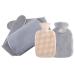 Heat bottle belt hot water bottle with lid 1 liter capacity 3 in 1 rubber hot water bottle hot water bottle 3 Set for neck shoulder waist back leg warmer