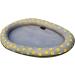 Pet Float Raft Puppies Swimming Floating Raft Pet Dog Cat Pool Float Inflatable Bed Beach Toy for Dogs Ring Raft Float for Pet Gray - Buy Online on GoSupps.com