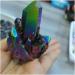 Crystal Natural Colorful Crystal Cluster Seven Rainbows Electroplating Crystal Stone Home Craft Decorations Can be Used for JIZTGEDM (Size : 100-150g) - Buy Online on GoSupps.com