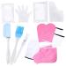 minkissy 2 Sets Hand and Foot Care Set Plastic Glove Liners Paraffin Wax Cover Hand Care Exfoliating Scrub Accessory Paraffin Socks Hand Use Work Bath Set Cotton Gloves (foot Covers)