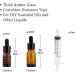 Buy Leakproof Amber Dropper Bottles 0.1 & 0.3 oz - 5ml Syringe Extract Tool & Tincture Bottles for Essential Oils - International Shipping Available - Buy Online on GoSupps.com