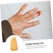 FRCOLOR 50 Pcs Anti-Static Rubber Finger Cots - Pockmarked Finger Covers for Enhanced Grip & Protection - Yellow Fingertips - Buy Online on GoSupps.com