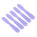Mixed knife multifunctional adequate ergonomic splashes reduce dental mixed plaster spatula for impression material alginate (purple)