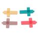 4Pcs Silicone Baby Teether Toy - Infant Teething Relief for Sore Gums | Chew Toys for Comfort - Buy Online on GoSupps.com
