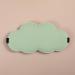 Cloud Eye Shield Seamless Warm Double-Sided Breathable Eye mask Cyan 22*15cm