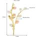 Pin Jewelry Gifts for Women Ladies Fashion Accessories Ladies Elegant Natural Flower and Bird Brooch Branch Plant Animal Party Wedding Brooch Brooches & Pins - Buy Online on GoSupps.com