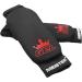 Meister MMA Elastic Forearm Guard with Gel Padding | Black/Red | Small/Medium - Ultimate Protection for Fighters - Buy Online on GoSupps.com