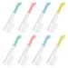 Ear Wax Removal Replacement Ear Scoop Set 8 Pcs Soft Silicone Ear Scoop for Earwax Remover Ear Cleaner with Camera Ear Wax Removal Tool