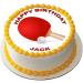 TABLE TENNIS 7.5" LARGE ROUND PREMIUM EDIBLE ICING CAKE TOPPER BAT BALL D1 - Buy Online on GoSupps.com