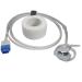 Sino-k Compatible for Trusignal TS-SE-D Spo2 Sensor Multi-Site 3.2 ft 9 Pins Connector FDA/CE Approved