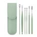 Bafnsiji 6pcs Ear Pick Earwax Removal Kit Ear Wax Remover Stainless Steel Ear Cleaning Tools with Storage Bag Reusable Ear Curette Wax Removal Set