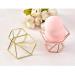 Lurrose Egg Powder Puff Display Stand - 2pcs Golden Makeup Blender Holder for Home & Travel - International Shipping Available - Buy Online on GoSupps.com