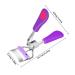 1PC Eyelash Curler with Comb - Steel Wide Angle Eye Makeup Tool for Women & Girls - Perfect Lashes in Purple - Buy Online on GoSupps.com