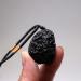 Shop Meteorite Black Agni Tektite Necklace - Unique Rough Gemstone Jewelry Irregular Shape International Shipping Available - Buy Online on GoSupps.com