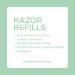 Brandless Razor Starter Kit | Aloe Vera & Vitamin E Moisturizing Strips | 5-Blade Cartridge with Weighted Handle | Clean Beauty | Cruelty Free - Cartridge Refills - Buy Online on GoSupps.com