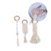 Ibasenice 3 Pcs Wooden Bite Toys for Toddlers - Cotton Rope Molar Grinding Sticks - Safe Beech Teething Toys Online - Buy Online on GoSupps.com