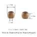 800PCS #8 Dark Blond Silicone Lined Nano Rings for Hair Extensions - Kullke Hair Extension Beads - Buy Online on GoSupps.com