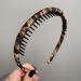 scicent Head Bands Adult Women Teeth Hair Band Comb Headband Non-slip Leopard Print Headbands Hair Accessories for Girls Brown Leopard Brown - Buy Online on GoSupps.com