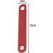 Qialexicon Leather Shoulder Strap Pad Detachable Replacement for Tote Handbag Laptop Case red - Buy Online on GoSupps.com