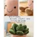OUKEYI 9.8 inch Succulents Plush Toy Flower Pot | Stuffed Plushie Pillow Decoration | Cute Soft Plants Throw Pillow - Khaki | Christmas Birthday Gift - Buy Online on GoSupps.com